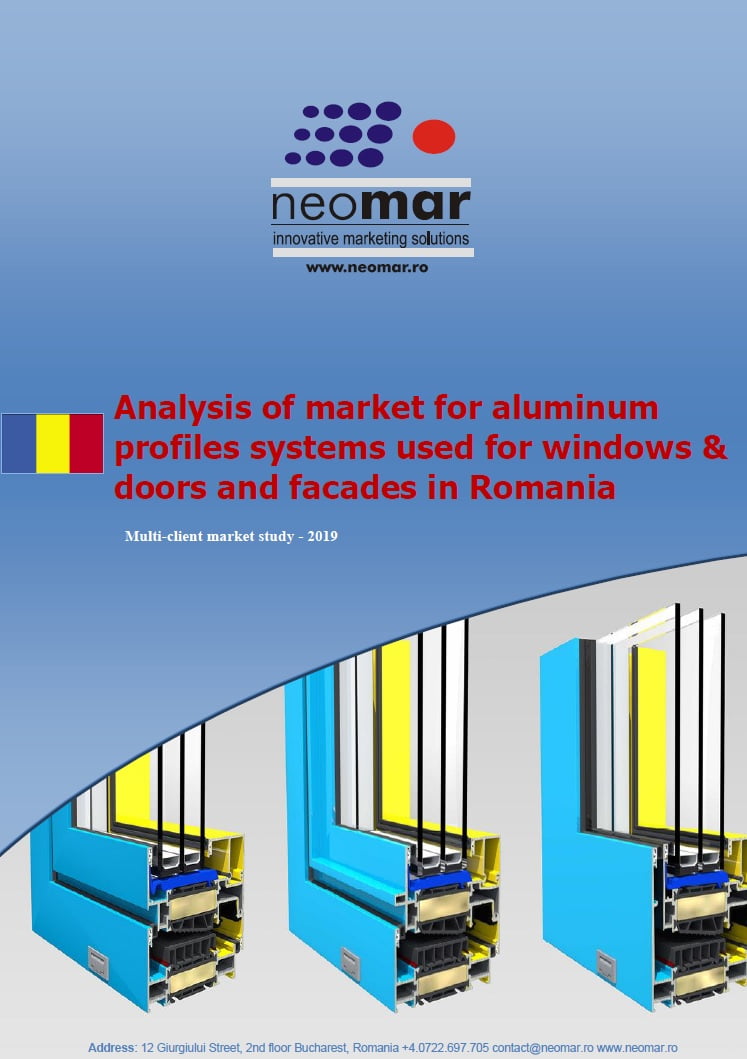 Analiza pietei de profile din aluminiu pentru tamplaria termoizolanta din aluminiu din Romania- editia 2022 107 - Cercetare de piață și consultanță de marketing Analiza pietei de profile din aluminiu pentru tamplaria termoizolanta din aluminiu din Romania- editia 2022