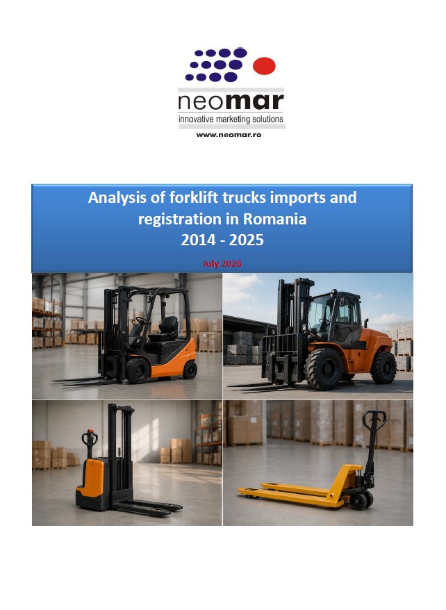 Analiza pietei de stivuitoare si transpalete din Romania – 2014-2025 (editia Iul. 2026)